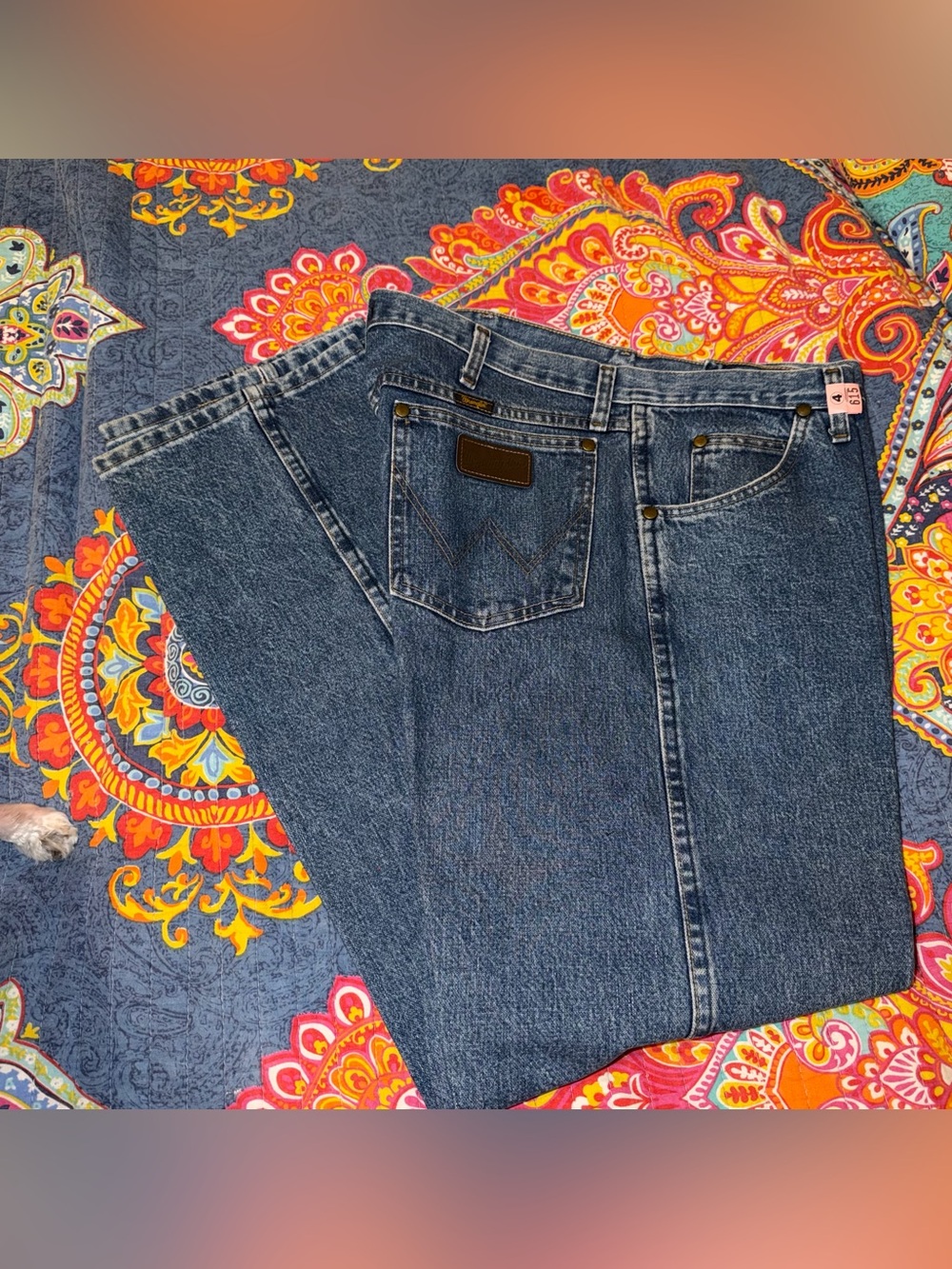 Wrangler Dark Blue Denim Jeans